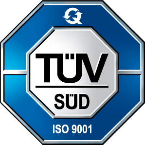 TÜV Süd – ISO 9001 zertifiziert